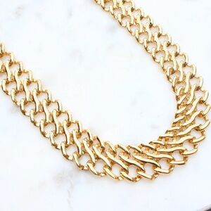 Vintage French Gold Vermeil Necklace